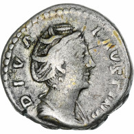 Diva Faustina I, Denier, 141, Rome, Argent, TB+, RIC:378a - La Dinastía Antonina (96 / 192)