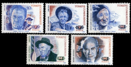 (2975-79) FAMOUS TURKS COMPOSER WRITER POET NOVELIST MNH** - Nuevos