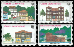 (3021-24) TURKEY TRADITIONAL TURKISH HOUSES MNH** - Unused Stamps