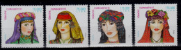 (3161-64) TURKISH WOMEN HEAD COVERS MNH** - Unused Stamps