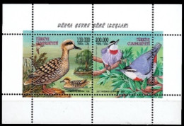 (3183-84 Bl41) TURKEY WORLD ENVIRONMENT DAY BIRDS SOUVENIR SHEET MNH** - Nuovi