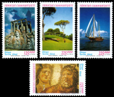 (3191-94) TURKEY WORLD TOURISM DAY MNH** - Unused Stamps