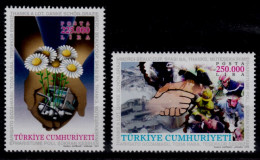 (3201-02) TURKEY EARTHQUAKE MNH** - Ongebruikt