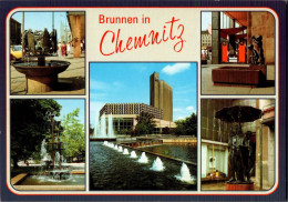 G8616 - TOP Chemnitz Karl Marx Stadt Brunnen- Verlag Bild Und Heimat Reichenbach Qualitätskarte - Chemnitz (Karl-Marx-Stadt 1953-1990)