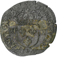 France, Henri IV, Douzain Aux Deux H, 1592, Maringues, Très Rare, TB+, Billon - 1589-1610 Henri IV Le Vert-Galant