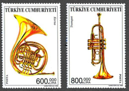 (3355-56) TURKEY MUSIC  STAMPS SET MNH** - Nuevos