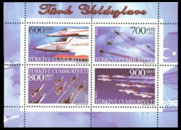 (3410-13 BL54) TURKISH STARS SHEET MNH** - Unused Stamps