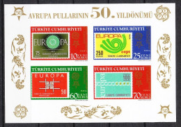 (3491-94) 50 YEARS TURKEY EUROPA CEPT STAMPS SHEET MNH** - Ungebraucht