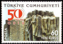 (3557) TURKEY THE 50th ANNIVERSARY OF METU MNH** - Neufs