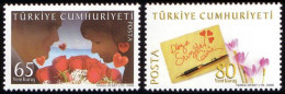 (3648-49) TURKEY WORLD VALANTINES DAY MNH** - Unused Stamps