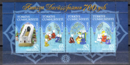 (3650-53 BL66) TURKEY 700th ANNIVERSARY OF THE MEDICAL CENTRE OF AMASYA SOUVENIR SHEET MNH** - Nuevos