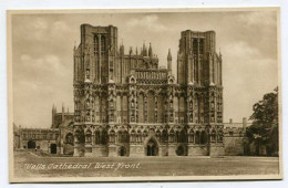 AK 187611 ENGLAND - Wells Cathedral - West Front - Wells