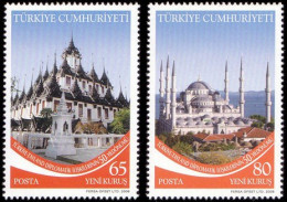 (3665-66) 50th ANNIVERSARY OF TURKEY THAILAND DIPLOMATIC RELATIONS STAMPS SET MNH** - Nuovi