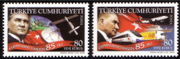 (3714-15) TURKEY 85th ANNIVERSARY OF THE REPUBLIC OF TURKEY MNH** - Unused Stamps