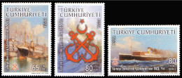 (3716-18) TURKEY 165th ANNIVERSARY OF TURKISH MARITIME ORGANIZATION MNH** - Neufs