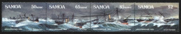 Samoa 1989 - Mi-Nr. 677-680 ** - MNH - Schiffe / Ships - Amerikanisch-Samoa