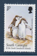 South Georgia And The South Sandwich Islands, Géorgie Du Sud, **, Yv 297, Mi 289,  Manchot à Jugulaire (Pygoscelis Antar - Pingueinos