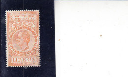 ITALIA  1924 - Unificato 65° - Atti Amministrativi - Revenue Stamps