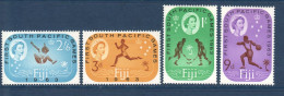 Fiji, Fidji, **, Yv 173 à 176, Mi 171 à 174, Sport, - Fidji (1970-...)