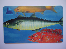 THAILAND LENSO USED NUMBER 33   FISH FISHES  250 - Pesci