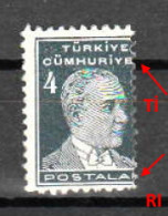 (0950x) First Ataturk Postage Stamps 1931 MNH** MAJOR ERROR !!! - Ongebruikt