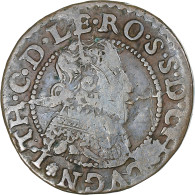 France, Seigneurie De Cugnon, Jean-Théodore, Double Tournois, 1633, Cugnon - Other & Unclassified