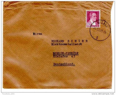 LETTERA ANNI '50 DA TURCHIA A GERMANIA (BERLINO) - LETTER (OF '50s) FROM TURKEY TO GERMANY-BERLIN - FDC