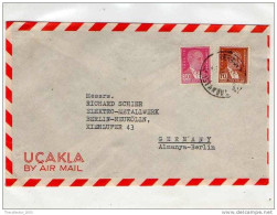 LETTERA ANNI '50 DA TURCHIA A GERMANIA (BERLINO) - LETTER (OF '50s) FROM TURKEY TO GERMANY-BERLIN - FDC