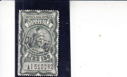 ITALIA  1946 - Unificato 83° - Imposta Sull'entrata - Revenue Stamps