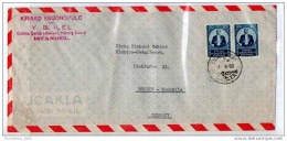 LETTERA ANNI '50 DA TURCHIA A GERMANIA (BERLINO) - LETTER (OF '50s) FROM TURKEY TO GERMANY-BERLIN - FDC