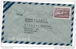 Lettera Busta Argentina-Argentinien Letter- Cover - Briefe- Posta Aerea Anni '50 (of '50s)-Air Mail-to Germany-Berlin - Posta Aerea