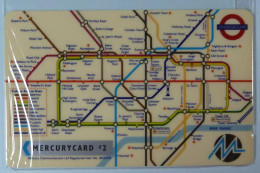 UK - Great Britain - Mercury - MER037- 1MDCC - LRT Underground Map - Mint Blister - Mercury Communications & Paytelco