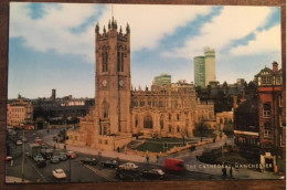 CPSM, Angleterre, England, MANCHESTER, The Cathedral, écrite En 1984, éd A.Salmon - Manchester