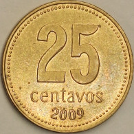 Argentina - 25 Centavos 2009, KM# 110.1 (#2764) - Argentine