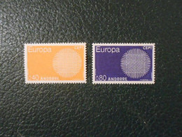 ANDORRE  YT 202/203 EUROPA 1970** - 1970