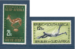 South Africa, Suid Afrika, Afrique Du Sud, **, Yv 278, 279, Mi 339, 340, Rugby, Springbok, - Nuevos