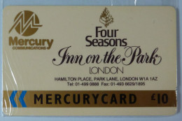 UK - Great Britain - Mercury - MER041 - 18MERF - Inn On The Park - Shallow Notch - Mint Blister - [ 4] Mercury Communications & Paytelco