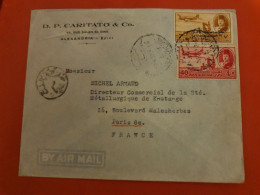 Egypte - Enveloppe Commerciale De Alexandrie Pour Paris  - D 126 - Cartas & Documentos