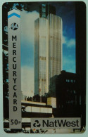 UK - Great Britain - Mercury - MER043 - 18MERD - NatWest Tower - Shallow Notch - Mint - [ 4] Mercury Communications & Paytelco