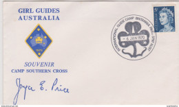 Australia 1970 International Guide Camp Britannia Park,souvenir Cover,signed E.Price - Storia Postale