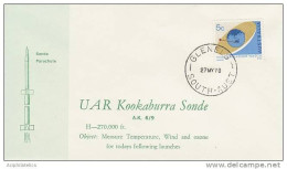 Australia 1970 MY 27 UAR Kookaburra Sonde A.K. 6-9 Souvenir Cover - Cartas & Documentos