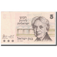 Billet, Israel, 5 Lirot, 1973, KM:38, TTB - Israele