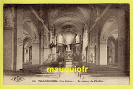 70 HAUTE SAÔNE / VILLERSEXEL / INTÉRIEUR DE L'EGLISE / 1923 - Villersexel