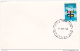 Australia 1970 PM 342 Papal Visit Souvenir Cover - Briefe U. Dokumente