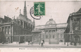 FRANCE - Paris - Le Palais De Justice Et La Saqinte Chapelle - Parvis - Animé - Carte Postale Ancienne - Other Monuments