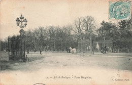 FRANCE - Paris - Bois De Boulogne - Porte Dauphine - P Marmuse - Chevaux - Carte Postale Ancienne - Autres & Non Classés