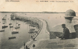 FRANCE - Saint Malo - Le Môle - Vue Prise Des Remparts - Bateaux - Coll Germain Fils Aîné - Carte Postale Ancienne - Saint Malo