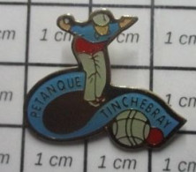 812C  Pin's Pins / Beau Et Rare / SPORTS / PETANQUE CLUB TINCHEBRAY ORNE - Bocce
