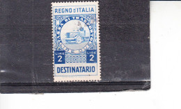 ITALIA  1936 - Ficato  12°  Trasporti - Fiscales