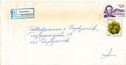 Iceland Registered Cover Sent To Reykjavik 25-5-1987 - Storia Postale